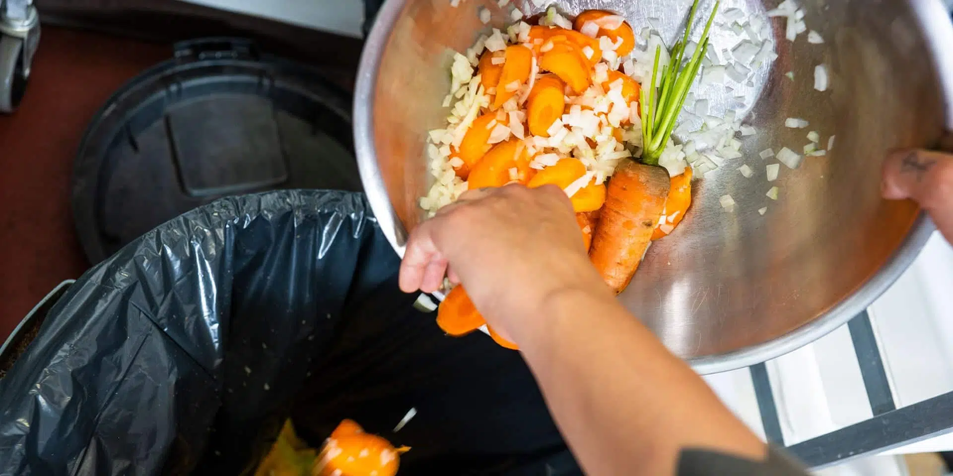 carrots and onions in a bowl